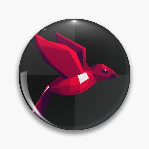 Item preview, Geometric BIRD Dark (Red) designed and sold by Enjoy Artwork .