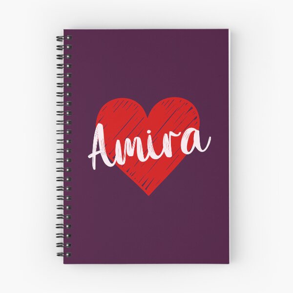 Item preview, Amira Name Red Heart  designed and sold by Jeallan Designs.