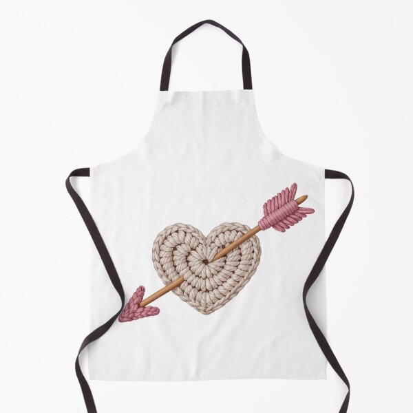 Item preview, Crocheted Heart with Arrow designed and sold by jkrphoto.