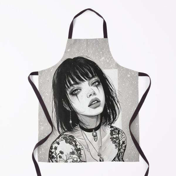 Item preview, Melancholic Black and White Portrait designed and sold by RED-MOUSE.