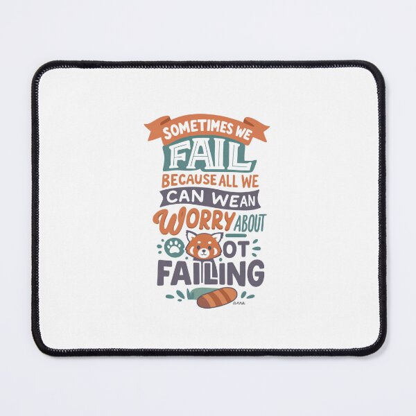 Item preview, Fear of Failure – Atychiphobia Motivation Design designed and sold by SMARTKIT DESIGNAGENCY.