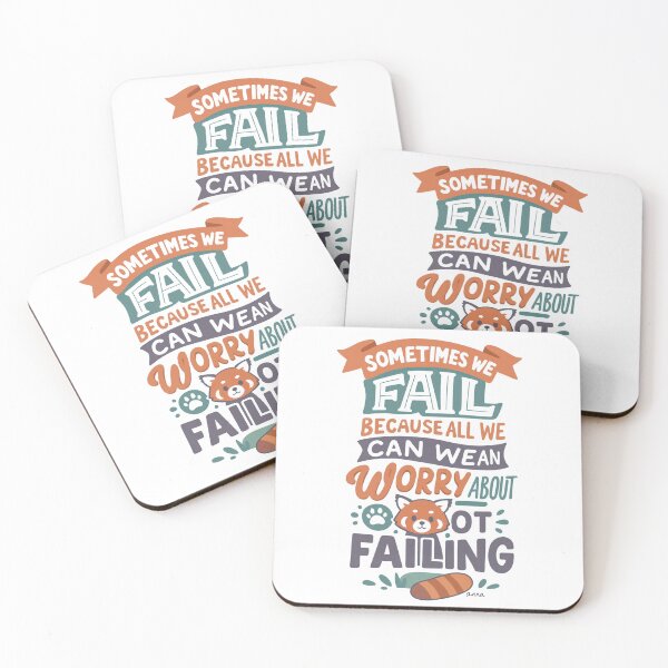 Item preview, Fear of Failure – Atychiphobia Motivation Design designed and sold by SMARTKIT  DESIGNAGENCY.