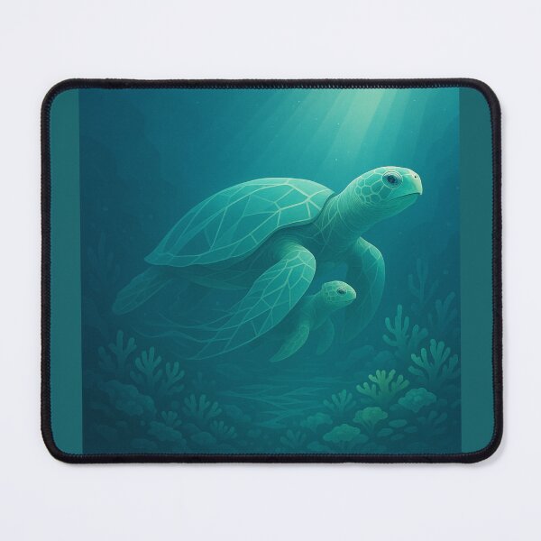 Item preview, Sea Turtle Ocean Guardian – GeoWild Nature Protector Art designed and sold by GeoWild Designs.