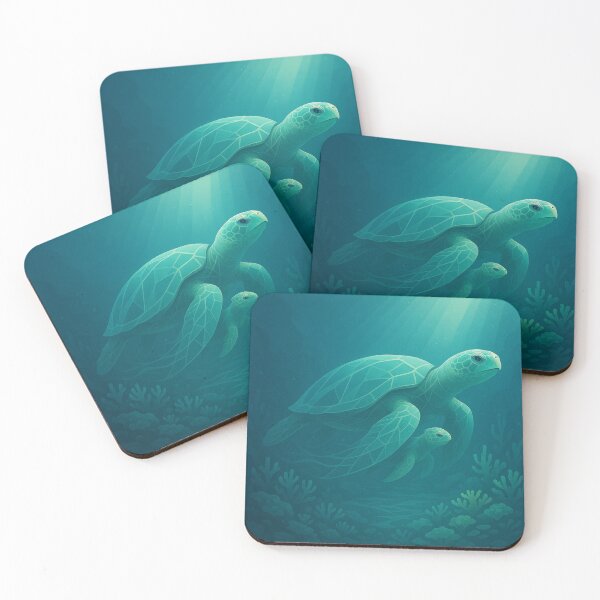 Item preview, Sea Turtle Ocean Guardian – GeoWild Nature Protector Art designed and sold by GeoWild Designs.