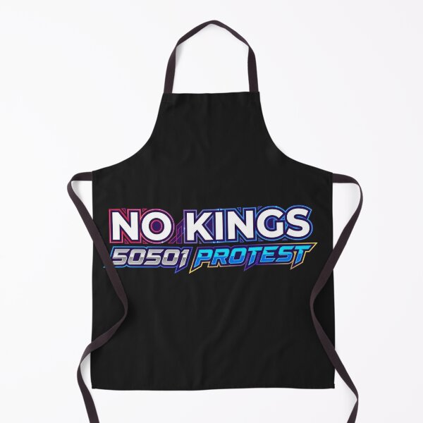 Item preview, NO KINGS 50501 PROTEST Bright Neon Retro Anti Trump designed and sold by Owcomm.