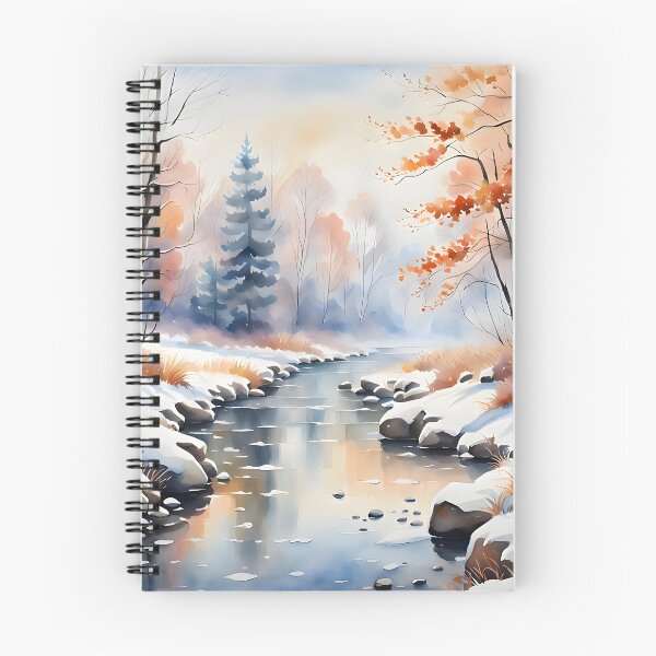 Item preview, Peaceful Winter Forest Scenery  designed and sold by PainterlyPlay.