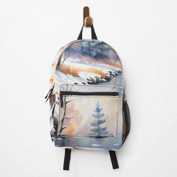 Item preview, Peaceful Winter Forest Scenery designed and sold by ByNicoleSara.
