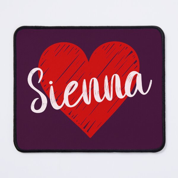 Item preview, Sienna Name Red Heart  designed and sold by Jeallan Designs.