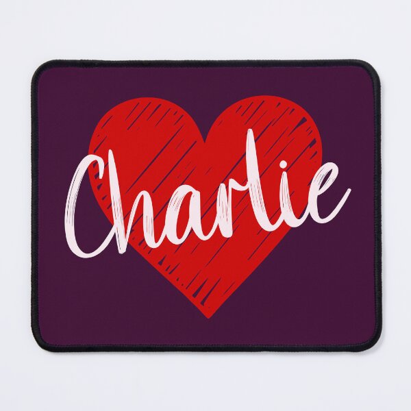Item preview, Charlie Name Red Heart designed and sold by Jeallan Designs.