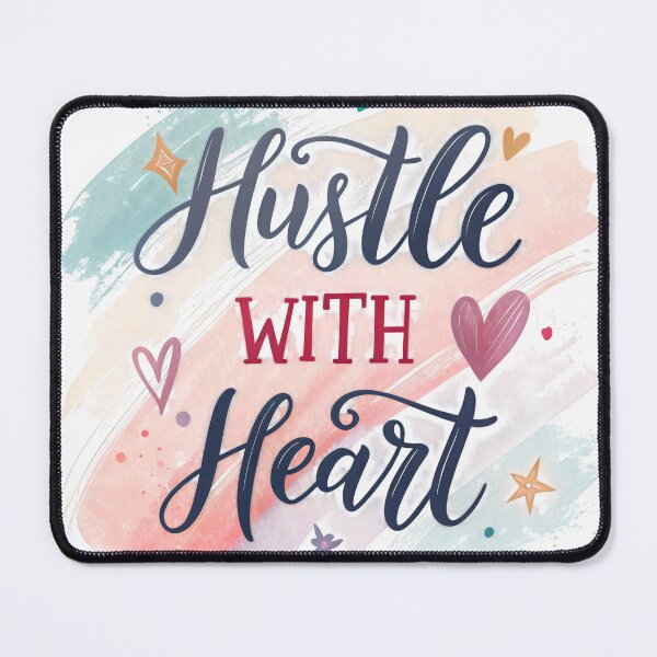 Item preview, hustle with heart designed and sold by GogoGrove.