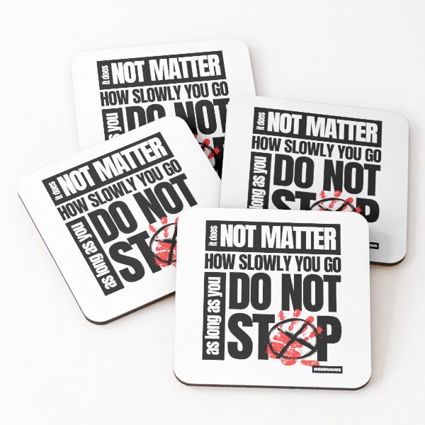 Item preview, Do Not Stop Motivational Typography Quote designed and sold by LinyaAtbpPH.