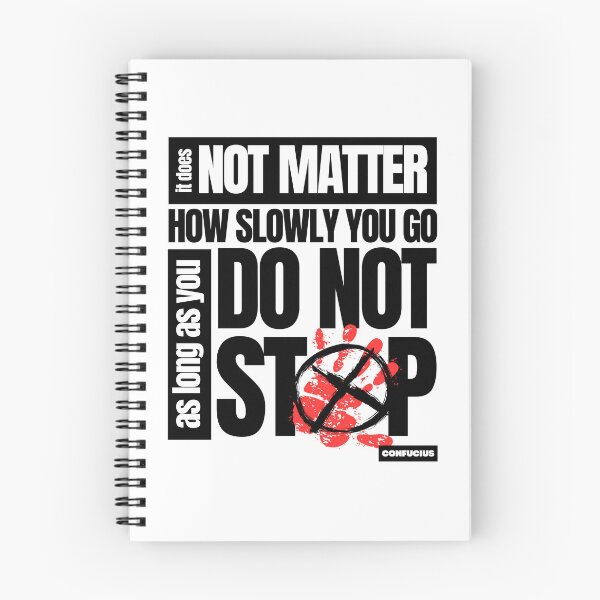 Item preview, Do Not Stop Motivational Typography Quote designed and sold by LinyaAtbpPH.