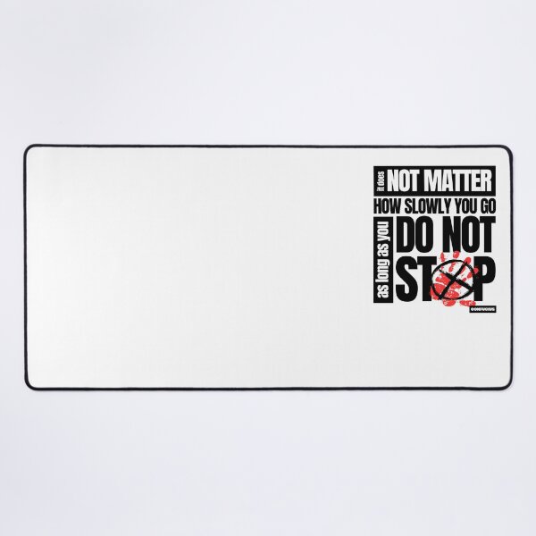 Item preview, Do Not Stop Motivational Typography Quote designed and sold by LinyaAtbpPH.