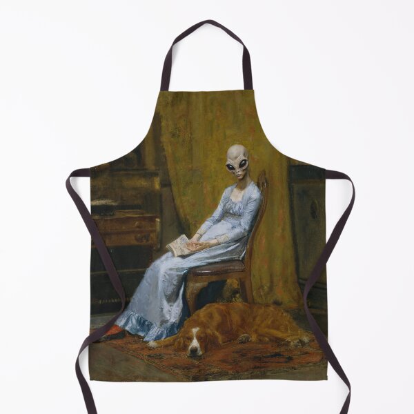 Item preview, The Artist’s Alien Muse and His Setter designed and sold by Melissa DuBow.