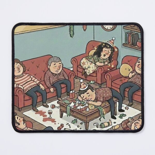 Item preview, Middle aged Xmas party  designed and sold by Cosmic-whisper.