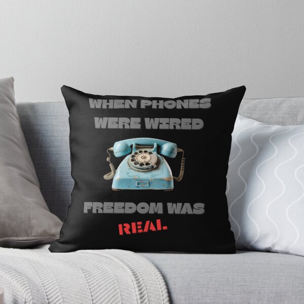 Item preview, Retro Freedom Gift – When Phones Were Wired, Freedom Was Real designed and sold by BLAKZONE.