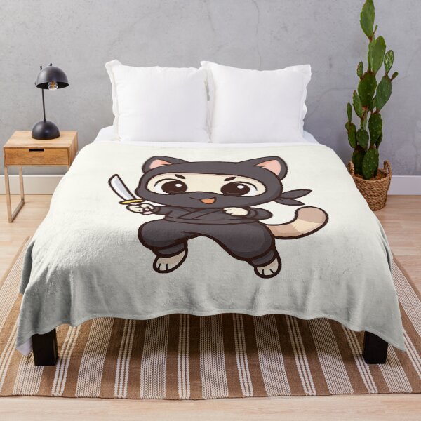 Item preview, Cute Ninja Cat Cartoon designed and sold by HoopeStylee.