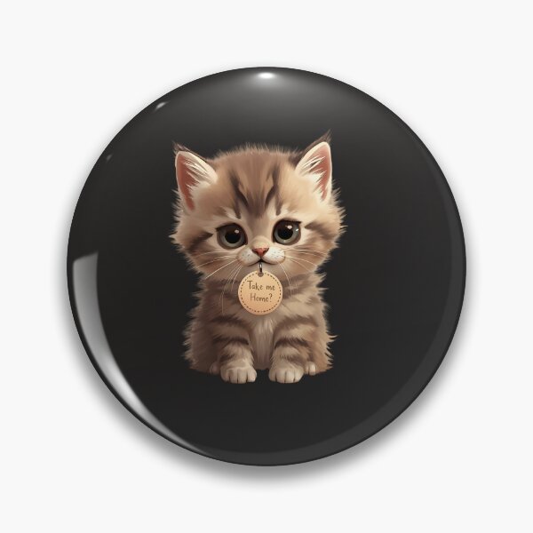 Item preview, Take Me Home? – Emotional Kitten Rescue Illustration designed and sold by EchopawCo.