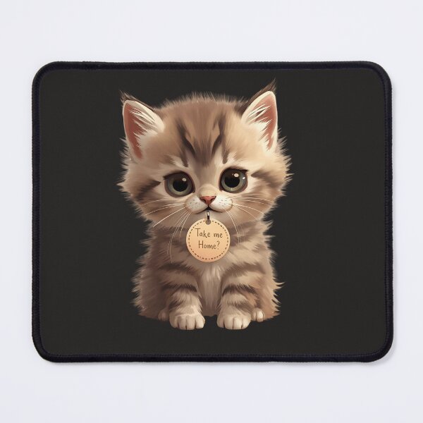 Item preview, Take Me Home? – Emotional Kitten Rescue Illustration designed and sold by EchopawCo.
