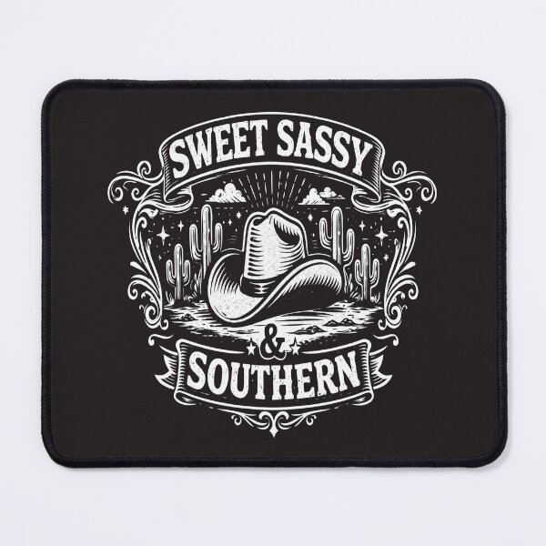 Item preview, Sweet Sassy & Southern – White Western Cowboy Hat Vintage Design designed and sold by sssweetness.