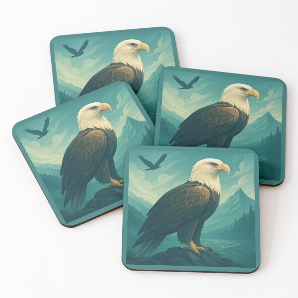Item preview, Eagle Sky Guardian – GeoWild Nature Protector Art designed and sold by GeoWild Designs.