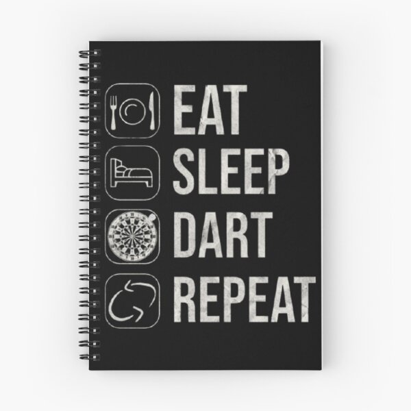 Artikelvorschau, Eat Sleep Dart Repeat – Minimal Darts Lifestyle Design entworfen und verkauft von TheØche.
