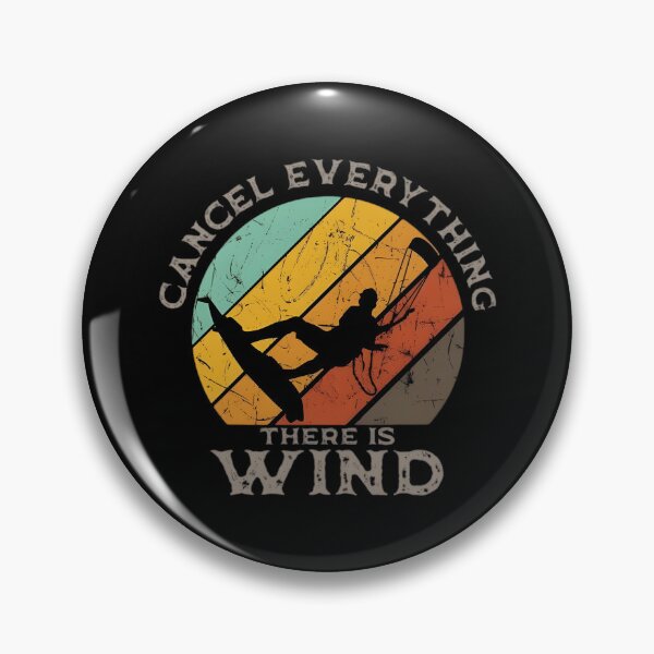 Item preview, Cancel Everything There Is Wind, Kiteboarding Lover, Vintage Kiteboarding Design For Men And Women, Gift For Kiteboarder, Power Kite designed and sold by DoodleUrban.