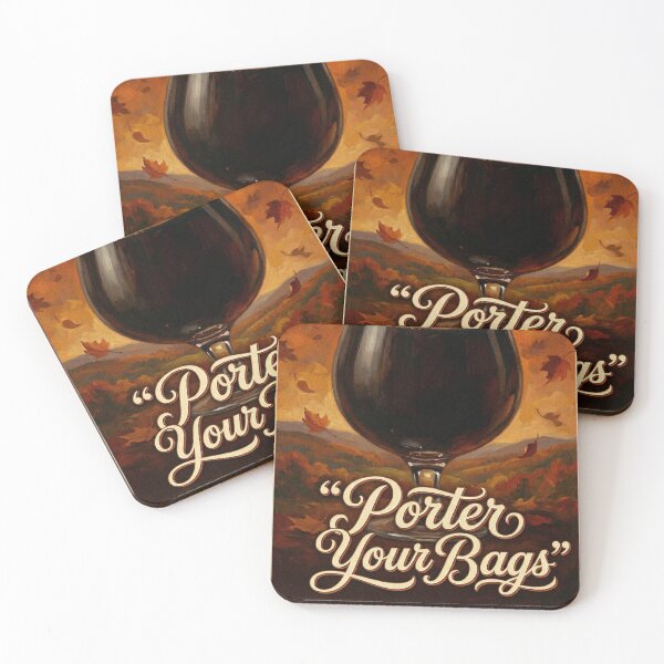Item preview, Porter Your Bags Vintage Style Craft Beer Poster Bar Art designed and sold by Cozy-Old-Pub.