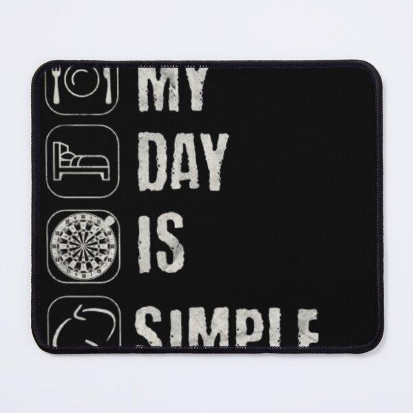 Item preview, My Life Is Simple – Minimalist Dart Player Design designed and sold by TheØche.