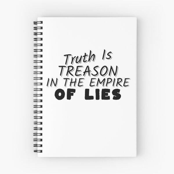 Item preview, Truth is treason in an empire of lies Quote Political designed and sold by CeliaZnx.