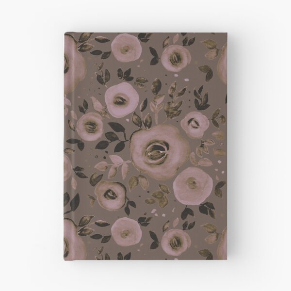 Item preview, Watercolor Floral Pattern in Natural and Earthy Brown designed and sold by Petra Lang.