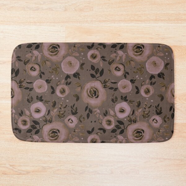 Item preview, Watercolor Floral Pattern in Natural and Earthy Brown designed and sold by Petra Lang.