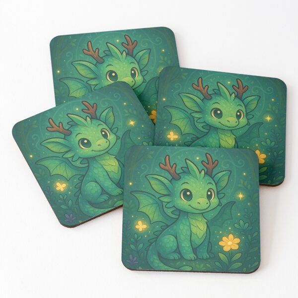 Item preview, Forest Sprite Dragon – Enchanted Nature Fantasy Dragon Art designed and sold by EpicDragons-.
