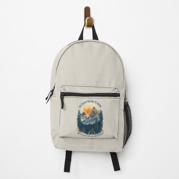 Item preview, Funny Hiking - The Closer You Are To Nature The Further You Are From Idiots designed and sold by ketkacreations.
