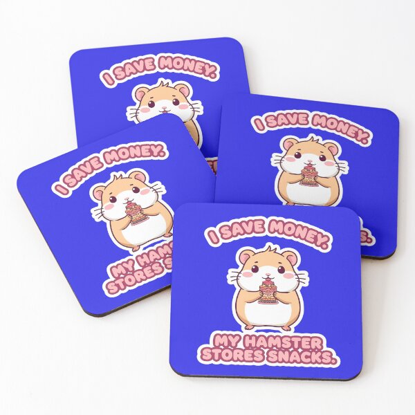 Item preview, I Save Money – My Hamster Stores Snacks | Cute Kawaii Hamster Design designed and sold by EchopawCo.
