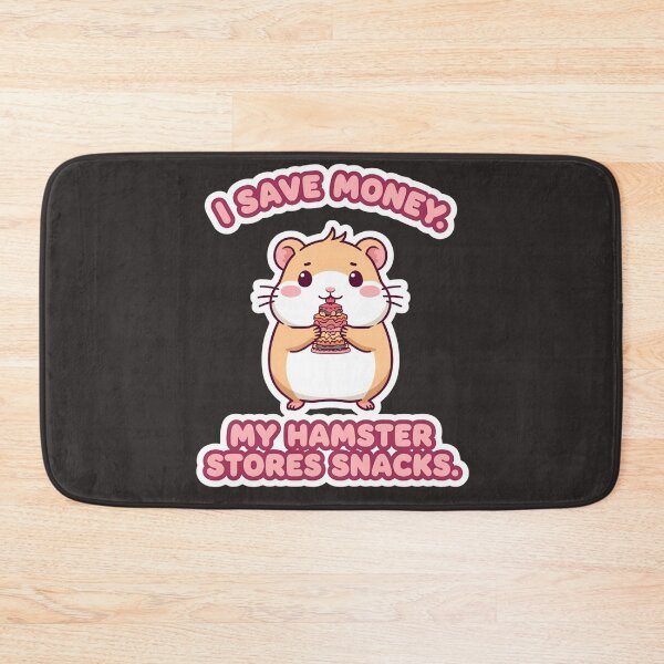 Item preview, I Save Money – My Hamster Stores Snacks | Cute Kawaii Hamster Design designed and sold by EchopawCo.