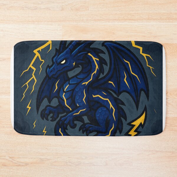 Item preview, Storm Lightning Dragon – Electric Fantasy Dragon Art designed and sold by EpicDragons-.