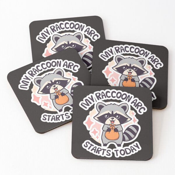 Item preview, My Raccoon Arc Starts Today – Cute Chaotic Raccoon Meme designed and sold by EchopawCo.
