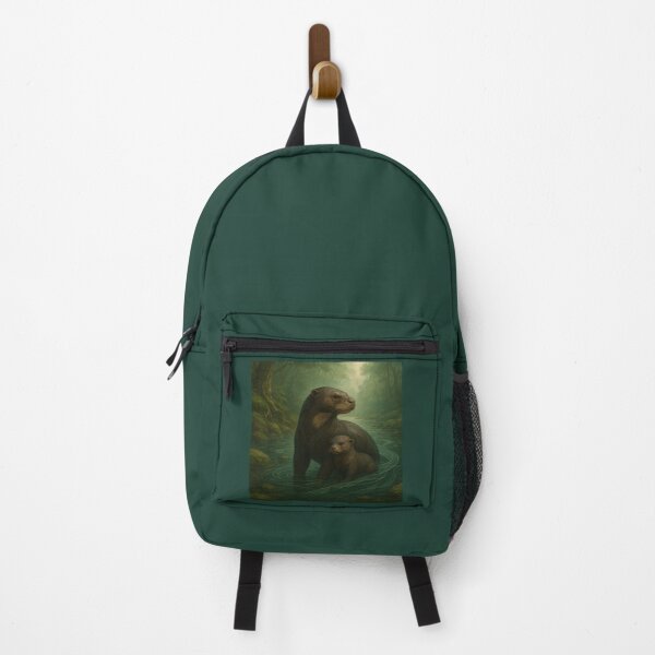 Item preview, Giant Otter River Guardian – GeoWild Nature Protector Art designed and sold by GeoWild Designs.