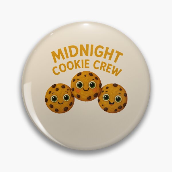 Item preview, Midnight Cookie Crew Cute Food Art designed and sold by Liv Solara.
