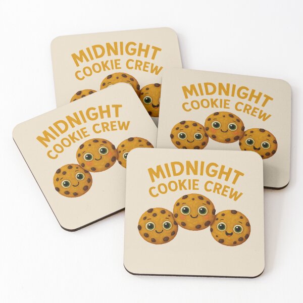 Item preview, Midnight Cookie Crew Cute Food Art designed and sold by Liv Solara.