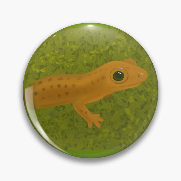 Item preview, Red-Spotted Newt | Woodland Amphibian Nature Illustration designed and sold by RivendellBird.