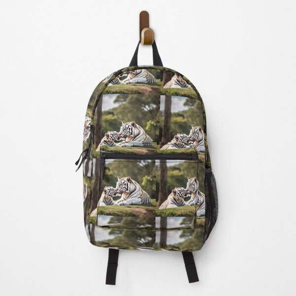 Item preview, White Tiger Bond – Artistic Illustration designed and sold by TreatLLC.
