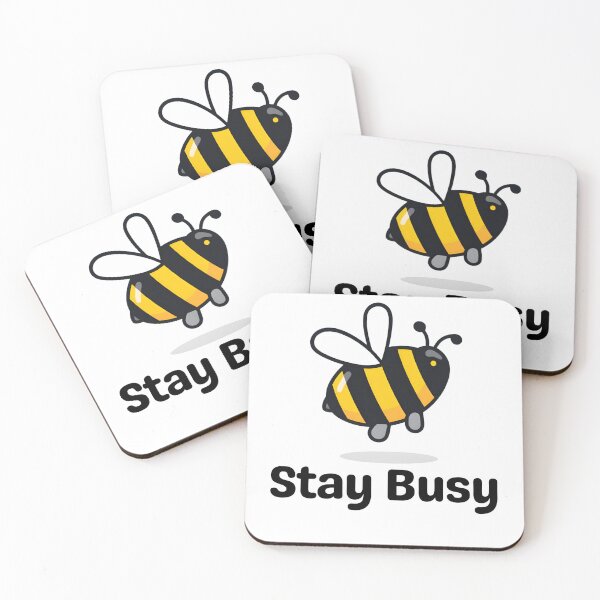 Item preview, Stay Busy Bee Pun designed and sold by hawai3000.