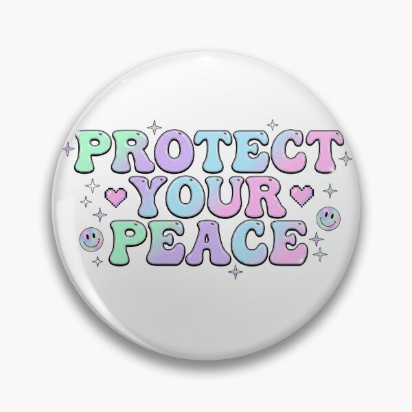 Item preview, Protect Your Peace – Calm Aesthetic, Y2K & Modern Typography Design designed and sold by DreamyDesigns17.