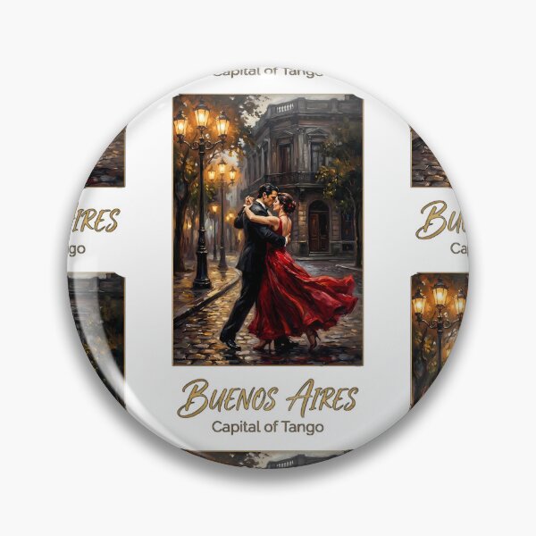 Item preview, Buenos Aires Tango - Capital of Tango Romantic Painting designed and sold by Digital Dreams Arts.