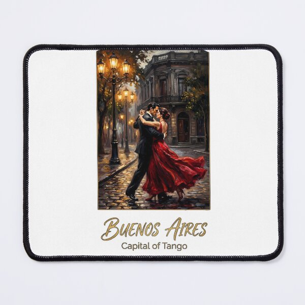 Item preview, Buenos Aires Tango - Capital of Tango Romantic Painting designed and sold by Digital Dreams Arts.