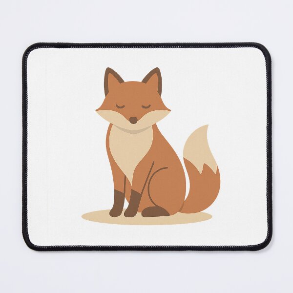 Item preview, Calm Minimal Fox – Cozy Scandinavian Nature Illustration designed and sold by Fernova.