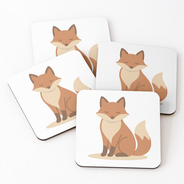 Item preview, Calm Minimal Fox – Cozy Scandinavian Nature Illustration designed and sold by Fernova.