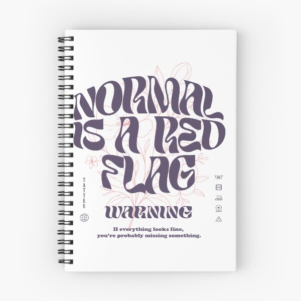 Item preview, Normal Is A Red Flag designed and sold by Tattee.